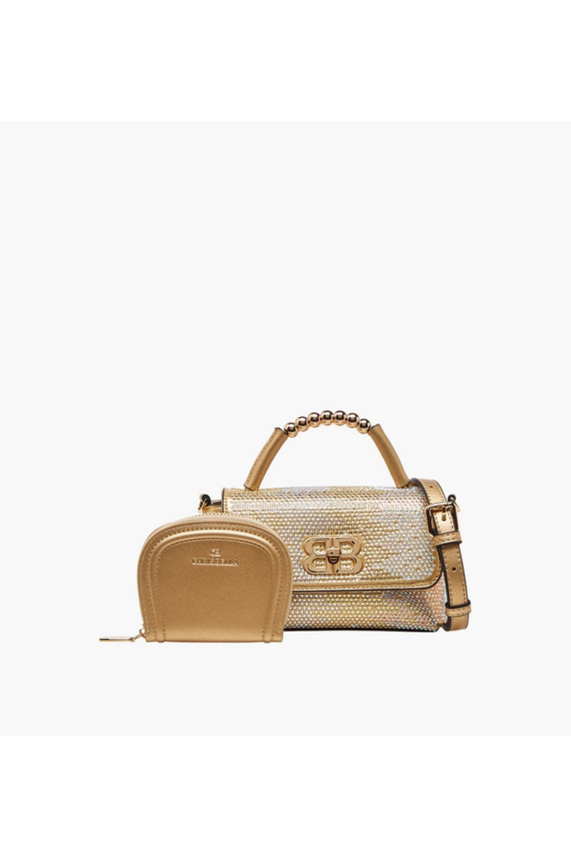 Embellished Crossbody Bag with Wallet